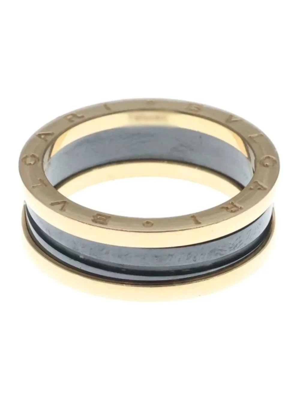 Bvlgari B.Zero1 Ring Pink Gold Black CE